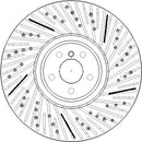 Disctech Brake Disc (Single) - Fits Bmw - ABD4071 - Front Axle Right