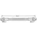 Borg & Beck Brake Hose  - BBH6901 fits Audi A2 1.4 2000-