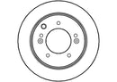 Disctech Brake Disc (Single) - Fits Kia, Skoda - ABD2840 - Rear Axle