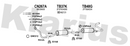 Klarius CN267A - Front Pipe  - Fits Citroen C25 1.9D