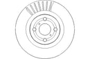 Disctech Brake Disc (Single) - Fits Toyota - ABD3357 - Front Axle