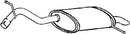 Klarius PG874L - Box With Tail Pipe  - Fits Peugeot 407 2.0HDi