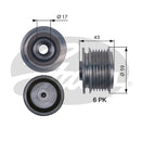 Gates DriveAlign Overrunning Alternator Pulley - OAP7112