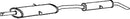 Klarius CH6B - Box With Tail Pipe  - Fits Chrysler Voyager 2.0i,2.4i