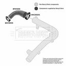 Borg & Beck Turbo Hose  - BTH1305 fits LR Freelander TD4 97-07