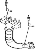 Klarius 380837 - Catalyst Incl Frnt Pipe Non Ta  - Fits Ford Fiesta 1.3i