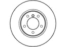 Disctech Brake Disc (Single) - Fits Bmw - ABD2853 - Front Axle