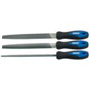 Draper SET Of 3 200mm Files & Handles - 44963