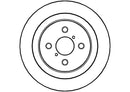 Disctech Brake Disc (Single) - Fits Toyota - ABD2945 - Rear Axle