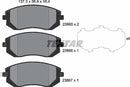 Textar Brake Pad Set - 2386501