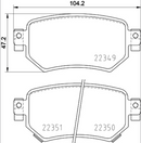 Brembo Brake Pad Set - P49059