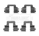 Borg & Beck Fitting Kit -  Pads  - BBK1224 fits Ford Galaxy, Mondeo 07-