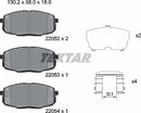 Textar Brake Pad Set - 2205201