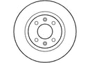 Disctech Brake Disc (Single) - Fits Renault, Volvo - ABD2682 - Front Axle