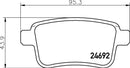 Mintex Brake Pad Set fits -Renault MDB2964 (also fits other vehicles)