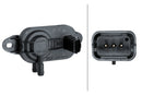 HELLA 6PP 009 409-581 Sensor, exhaust pressure - 3-pin connector - Bolted