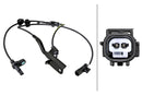 HELLA 6PU 358 217-781 Sensor, wheel speed - 2-pin connector