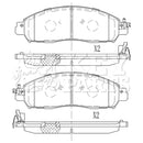 Key Parts Brake Pads - KBP2569