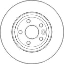 Disctech Brake Disc (Single) - Fits Land rover - ABD3271 - Rear Axle