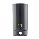 Carlyle Hand Tools 1/2 Drive 11mm 6 point deep impact socket - CISD12011M