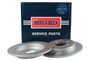 Borg & Beck Brake Disc (Pair)  - BBD5672