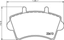 Mintex Brake Pad Set fits -Nissan Opel Renault Vauxhall MDB2268 (also fits other vehicles)