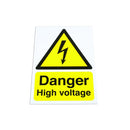 Laser Safety Sign - Danger High Voltage - 300 x 210mm - 6642