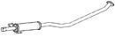 Klarius TY943B - Catalyst Repair Pipe  - Fits Toyota Corolla 1.4i