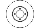 Disctech Brake Disc (Single) - Fits Toyota - ABD3468 - Front Axle