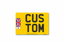 Standard Rear Aluminium Number Plate 310 X 210 GB