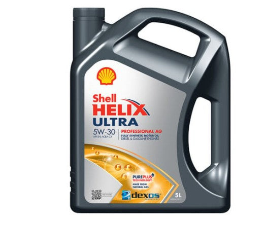 Shell Helix Ultra Professional AG 5W30 Fully Synthetic [Pure Plus]  - 5Ltr engine oil