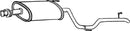 Klarius MZ357V - Box With Tail Pipe  - Fits Mercedes Vito 2.3D