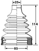 Borg & Beck Drive Shaft Bellow - BCB6269