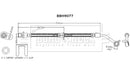 Borg & Beck Brake Hose  - BBH9077