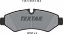 Textar Brake Pad Set - 2074701