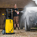 Draper 230V Pressure Washer, 2200W, 165Bar, Yellow
