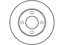 Disctech Brake Disc (Single) - Fits Alpina, Audi - ABD3493 - Rear Axle