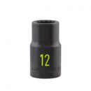 Carlyle Hand Tools 1/2in Drive 12mm 12 PT Impact Socket - CIS12112M