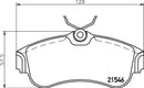 Mintex Brake Pad Set fits -Nissan MDB1423 (also fits other vehicles)