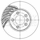 Key Parts Brake Disc - KBD5756S
