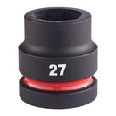 Milwaukee Hex socket ShW 1in STD 27mm-1pc - 4932480408