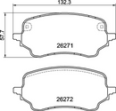 FORD; FORD AUSTRALIA Brake Pad Set - Mintex MDB4285