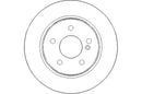 Disctech Brake Disc (Single) - Fits Mercedes-benz - ABD3001 - Rear Axle