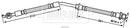 Borg & Beck Brake Hose  - BBH7890 fits Toyota Yaris 05- French Built