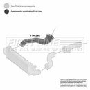 First Line Turbo Hose  - FTH1360 fits Merc C200,C220 2.0/2.2 CDI 94-