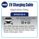 WAI EV Charging Cable - EVC22132-5