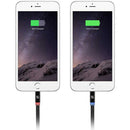 Scosche FlatOut Lightning to USB Charge and Sync Cable with LED Indicator - I3FLED