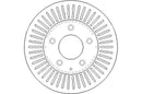 Disctech Brake Disc (Single) - Fits Ford asia & oceania, Mazda - ABD2979 - Front Axle
