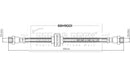Borg & Beck Brake Hose - BBH9001