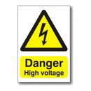 Prosol Danger High Voltage Sign - W1R